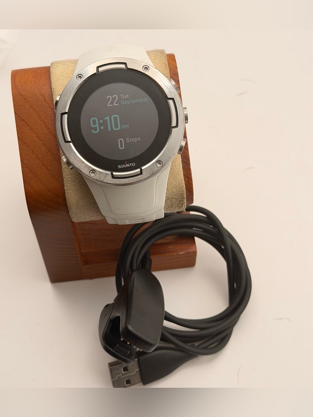 Suunto 5, White, Charger Included, Tested, Very Good, Smartwatch, Fitness